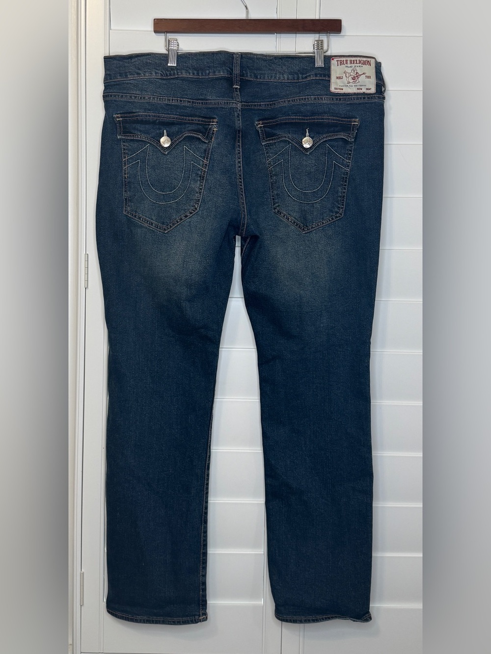 True Religion Ricky Relaxed Straight Leg Men's Jeans Size 42